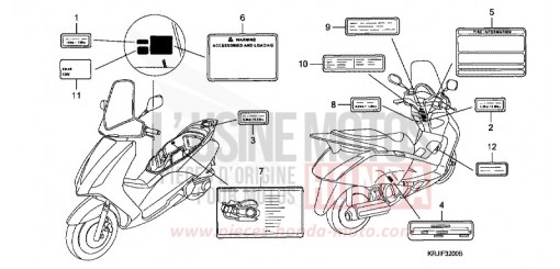 CAUTION LABEL (FES1253-5) (FES1503-5) FES1253 de 2003
